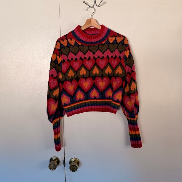 Farm rio full of hearts sweater - Picture 4 of 5